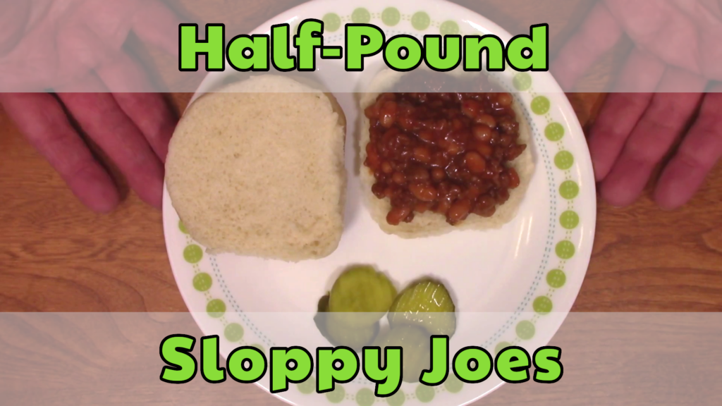 Half-Pound Sloppy Joes