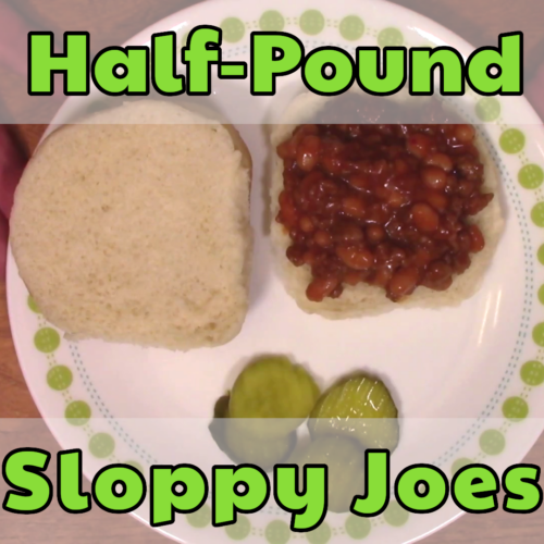 Half-Pound Sloppy Joes