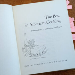The opening page of the 1970 cookbook The Best In American Cooking by Clementine Paddleford.